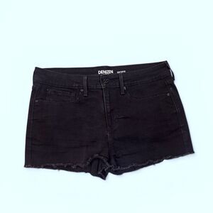 Black Levi’s High-Rise Shortie Cut-Off Shorts - 10 / W30 Like New